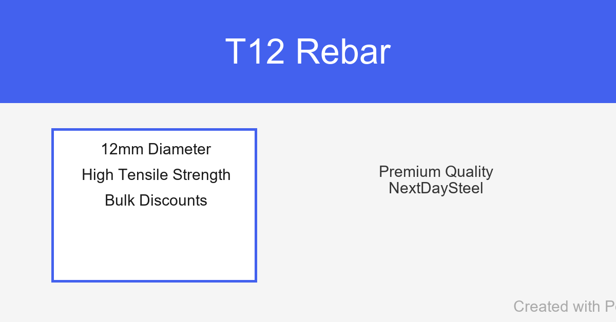 T12 Rebar